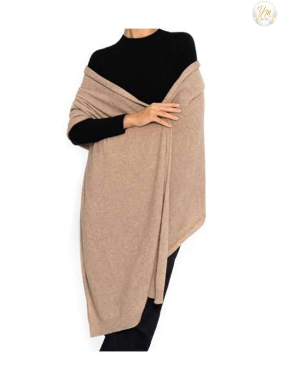 Women's Oversized Cashmere Blend Shawl Wrap, Pashmina Stole Scarf with Gift Box